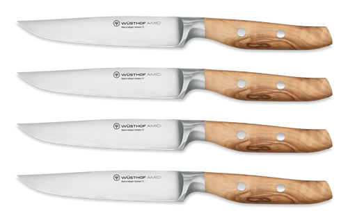 Wusthof Steak Knife 12cm, Set of 4, 'Amici'
