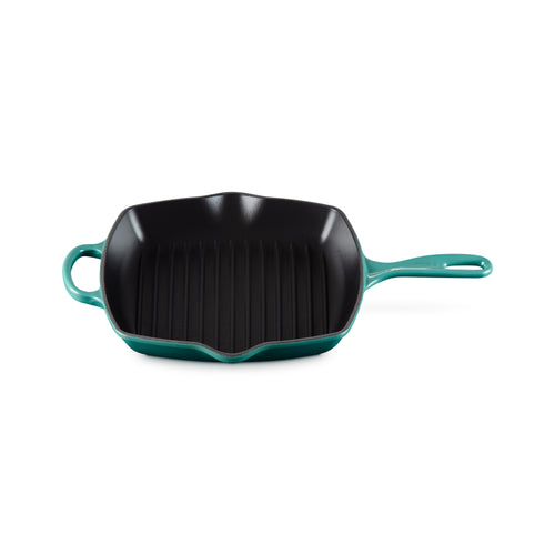 Le Creuset Square Grill Pan 26x26cm Grillit® 'Riviera Blue'