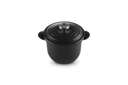 Le Creuset Cocotte Every / Traditional Rice Cooker 'Matte Black' Ø18cm / 2L
