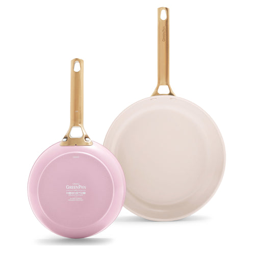 Greenpan Frying Pan Set 20/26cm 'Padova Blush Pink'