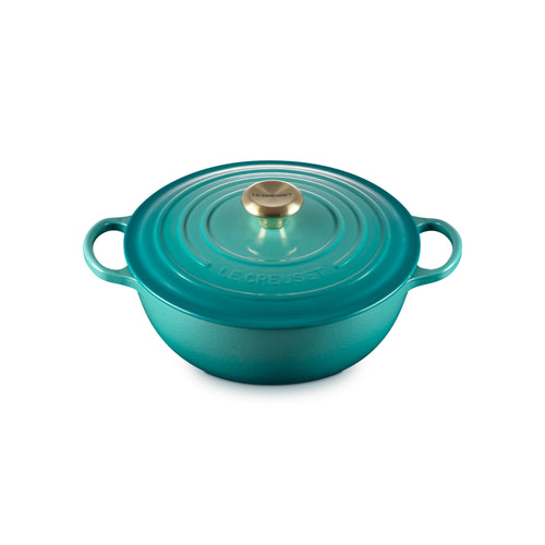 Le Creuset Marmite Casserole Signature 'Riviera Blue' Ø26cm / 4.1L