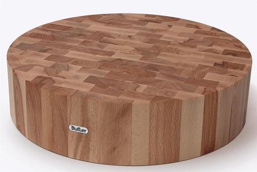 Butler Chopping Block Beech End Grain Ø40x10cm