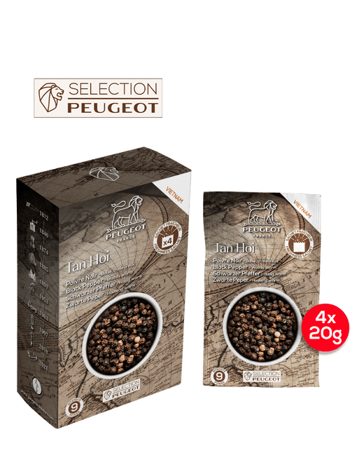 Peugeot Tan Hoi Black Peppercorns 3x 20gr