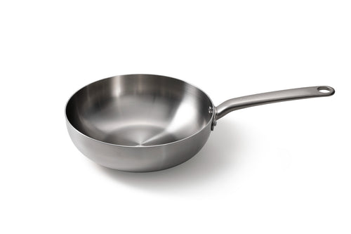 Skottsberg Wok Pan 'stainless steel' Ø28cm / 3.5L