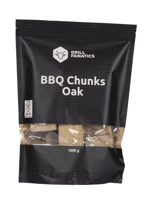 Grill Fanatics BBQ Chunks Oak 1kg