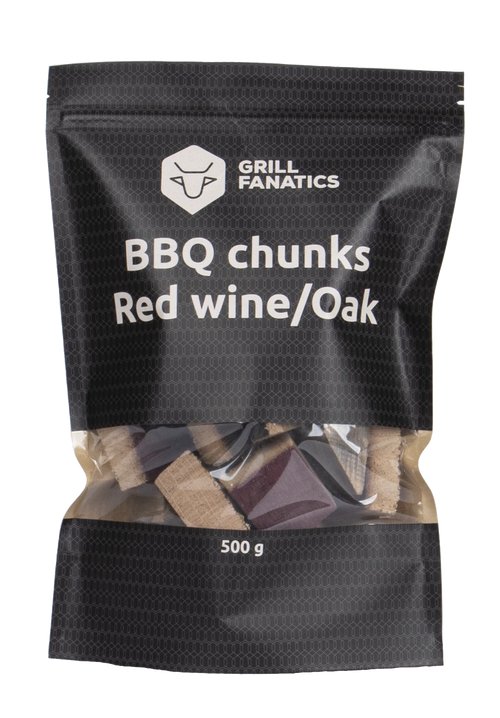 Grill Fanatics BBQ Chunks Red Wine / Oak 500gr