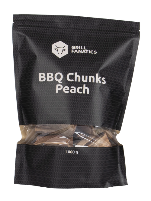 Grill Fanatics BBQ Chunks Peach 1kg
