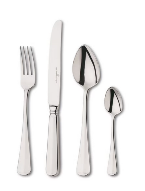 Van Kempen & Begeer Cutlery Set 24-piece / 6-person 'Haags Loofje'