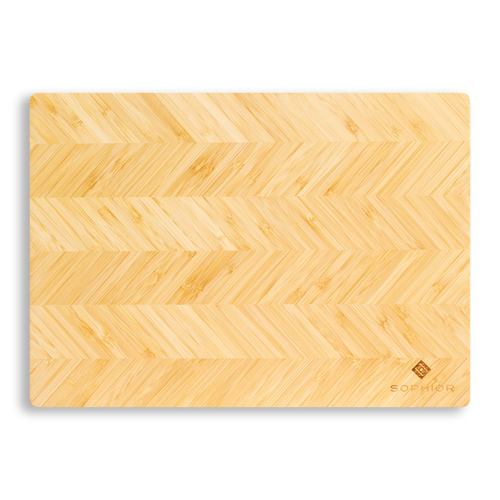 SOPHIOR Cutting Board Bamboo / Herringbone 35x25x1.8cm