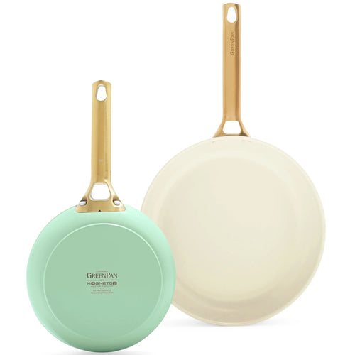 Greenpan Frying Pan Set 20/26cm 'Padova Mint Green'