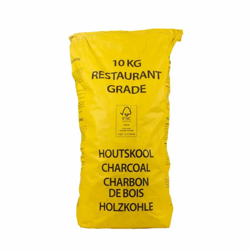 Gele zak met 10KG houtskool