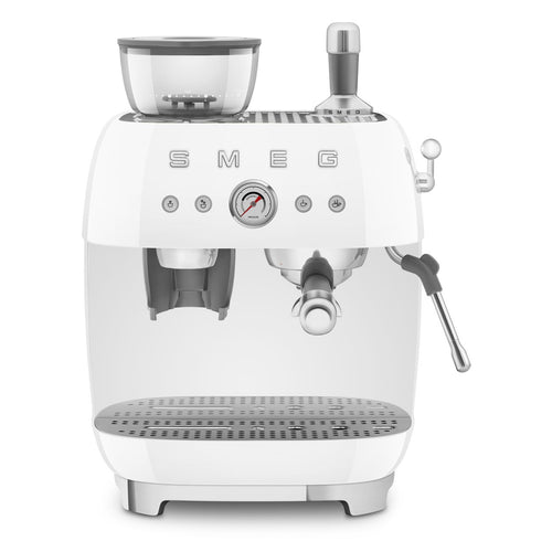 SMEG Espresso Coffee Machine 'White' EGF03WHEU