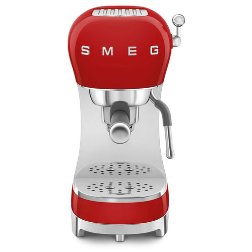 Smeg Manual Espresso Machine 'Red' ECF02RDEU