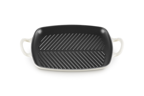 Le Creuset Rectangular Grill Pan 'Meringue'