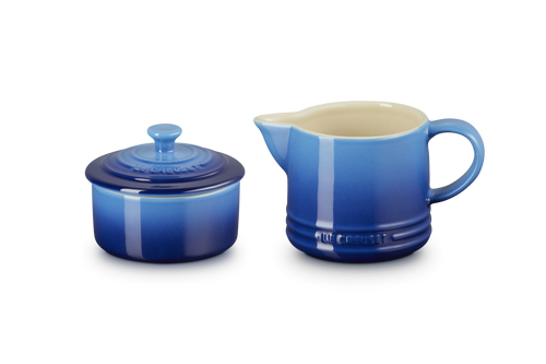 Le Creuset Milk and Sugar Set Signature 'Azure'