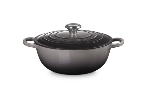 Le Creuset Signature Marmite Casserole 'Flint' Ø26cm / 4.1L