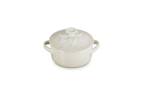 Le Creuset Mini Cocotte Jardin Ø10cm / 0.25L 'Meringue'