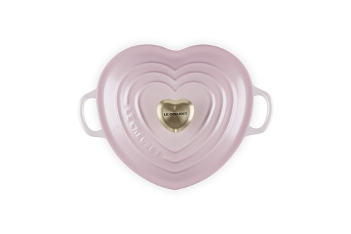 Le Creuset Campagnard Heart Ø20cm / 1L 'Shell Pink'