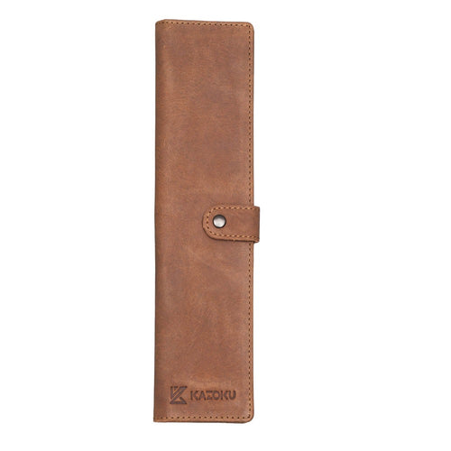 Protector de cuchillo de cuero Kazoku 21 cm