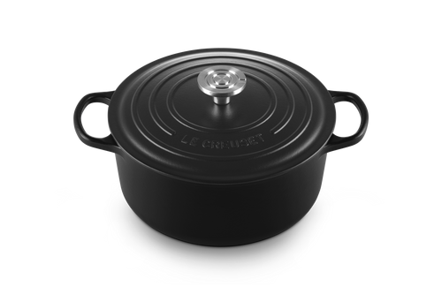Le Creuset Casseruola Signature Ø26cm / 5.3L 'Nero opaco'