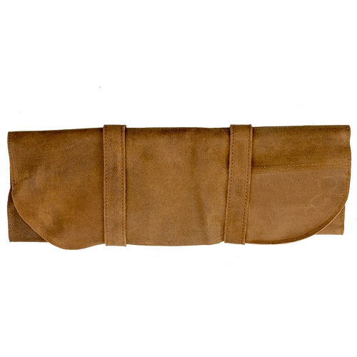 Funda de cuero Kazoku para 7 cuchillos