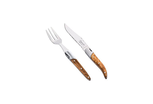 Laguiole Style de Vie Mini Cutlery Olive Wood 'Luxury Line'