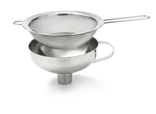 Fill funnel and sieve