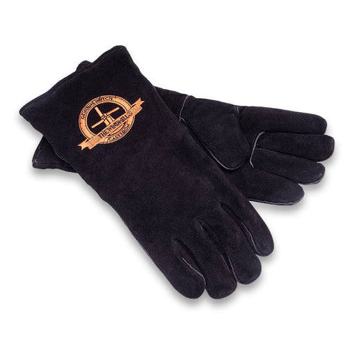 The Windmill 2 Leather BBQ Gloves Set