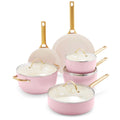 Greenpan 10-piece Cookware Set 'Padova Blush Pink'