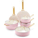 Greenpan 10-piece Cookware Set 'Padova Blush Pink'