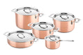 DUCQ Copper Cookware Set 5-piece