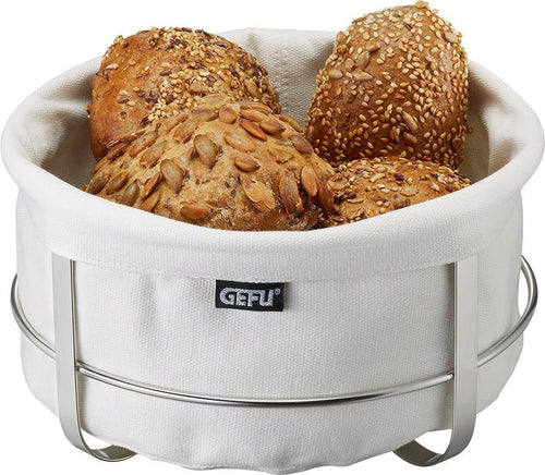 Gefu White Bread Basket 'Brunch' Ø22cm