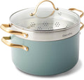 Greenpan Steamer Set Ø24cm / 5.7L 'Padova Skyblue'