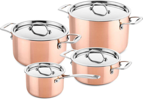 DUCQ Copper Pan Set 4-Piece