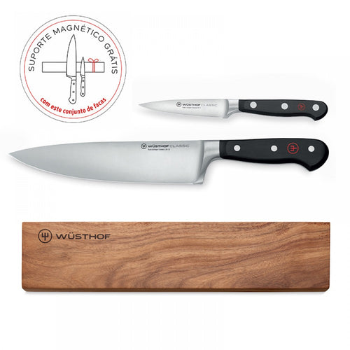 Juego de cuchillos Wüsthof de 2 piezas «Classic Black»