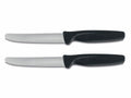 Wusthof Serrated Paring Knives 2pc. Black 10cm