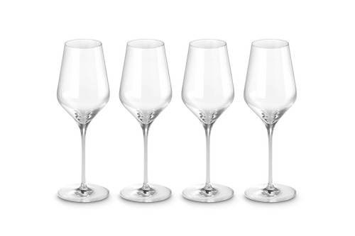 Le Creuset White Wine Glasses 4-pc. Crystal Glass