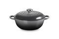 Le Creuset Signature Marmite Casserole Dish with High Lid 'Flint' Ø26cm / 4.1L