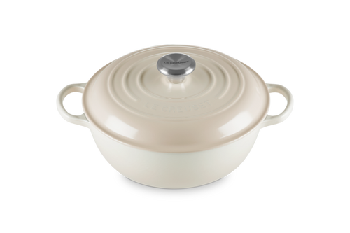 Le Creuset Marmite Casserole High Lid Signature 'Meringue' Ø26cm / 4.1L