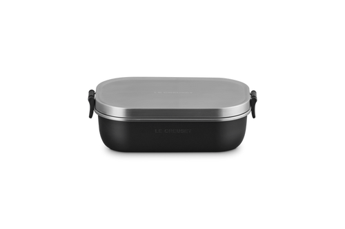 Le Creuset Lunchbox 22x15cm Matte Black 'On The Go'