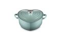 Le Creuset Heart Casserole Dish Signature 'Sea Salt' Ø20cm / 1.9L