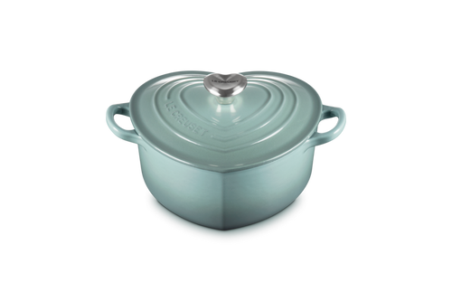 Le Creuset Heart Casserole Dish Signature 'Sea Salt' Ø20cm / 1.9L