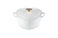 Le Creuset Signature Heart Casserole 'White' Ø20cm / 1.9L