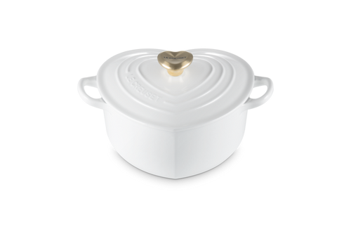Le Creuset Signature Heart Casserole 'White' Ø20cm / 1.9L