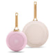 Greenpan Frying Pan Set 20/26cm 'Padova Blush Pink'