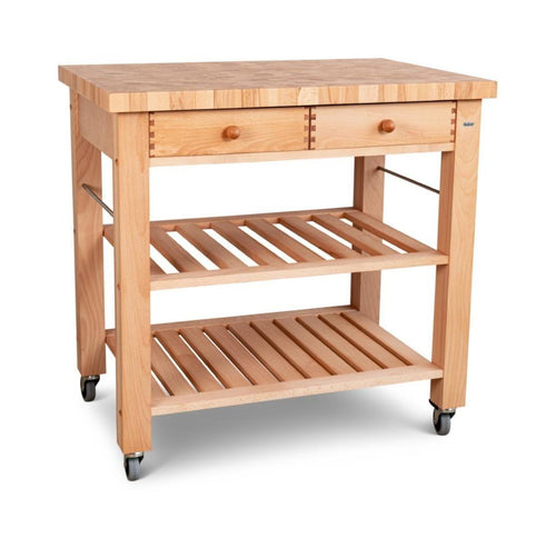 Carrello da cucina Butler in legno massello M-900