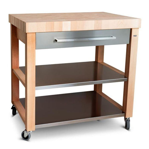 Carrello da cucina Butler in acciaio inox M-900
