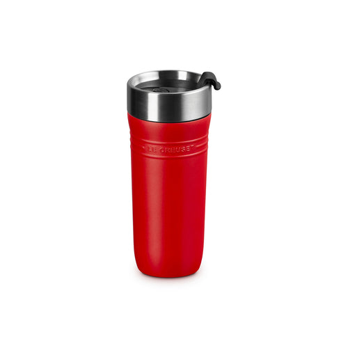 Le Creuset 350ml Cherry Red 'On The Go' Thermos Mug