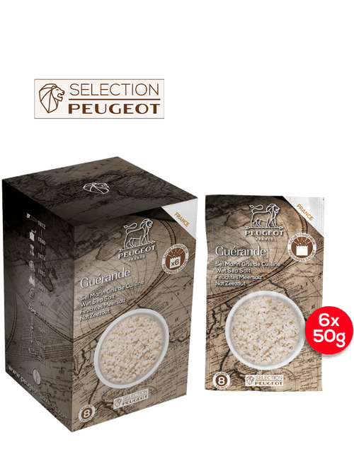 Peugeot Natural Sea Salt 6x 50gr
