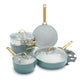 Greenpan 10-piece Cookware Set 'Padova Skyblue'